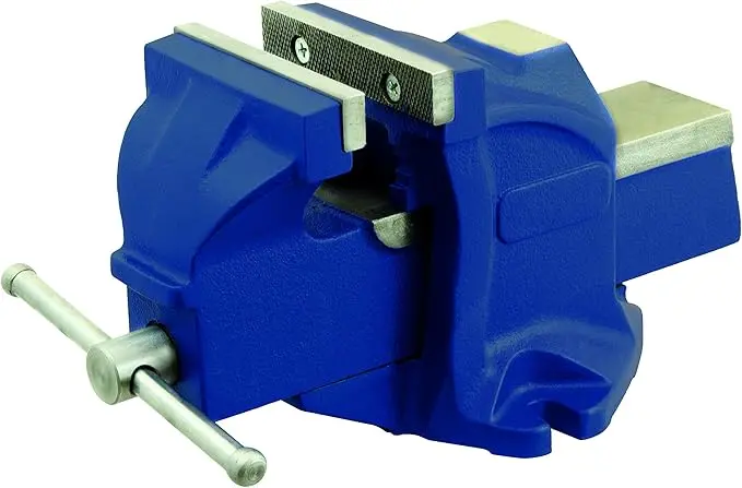 Tornillo de banco para taller de 4 pulgadas con base fija