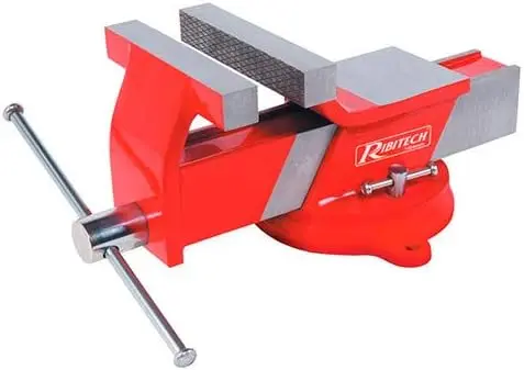 Ribimex Pretau100/A Tornillo de banco de 100 mm