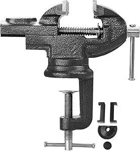 Tornillo banco 65mm giratorio de 360 grados para carpintería y bricolaje